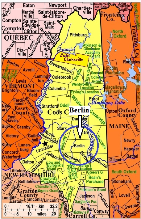 Map showing Berlin